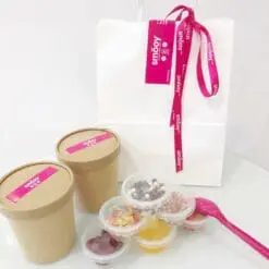 MAXI TAKEHOME special Bday packaging (1L + 6 Toppings)