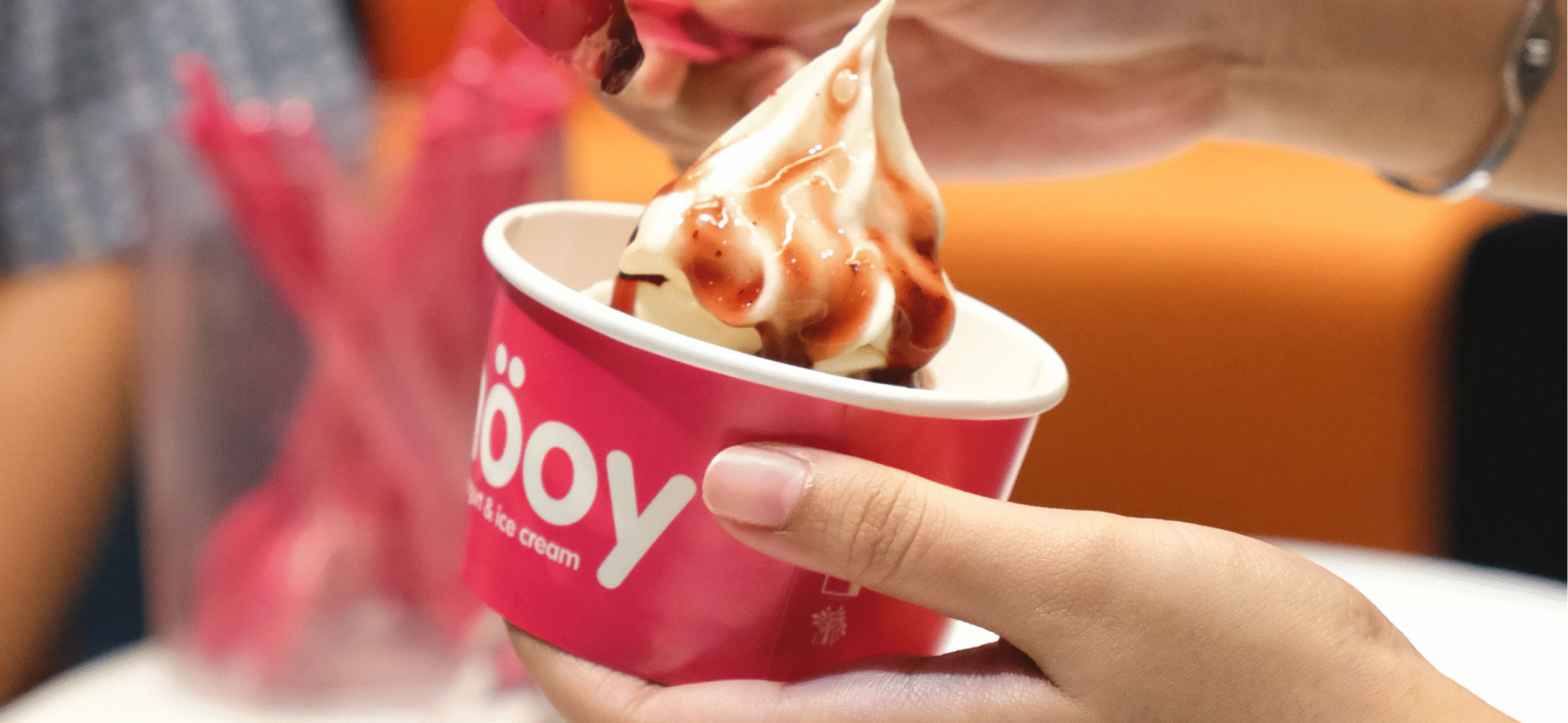 frozen yogurt Singapore dessert cup