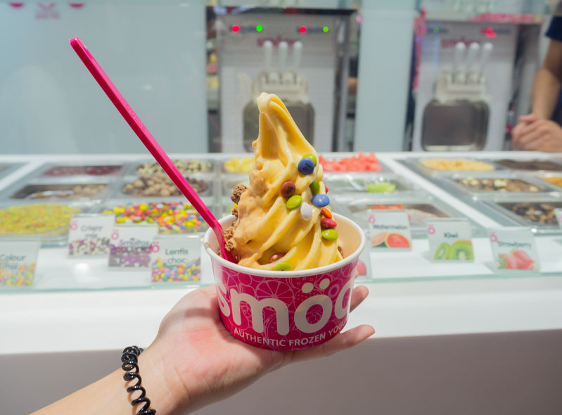 Smöoy Jurong East frozen yogurt Singapore